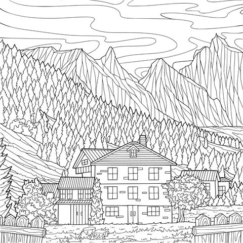 山间的温馨住宅