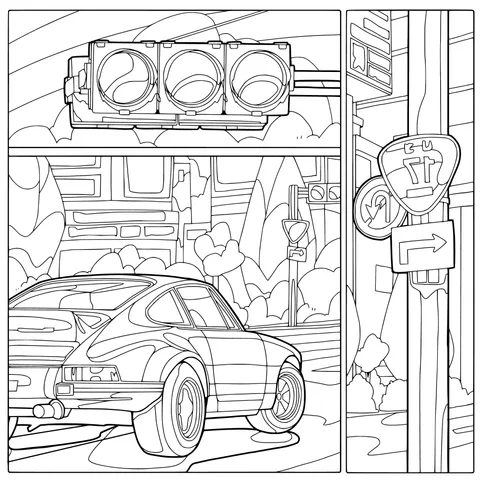 Traffic Elements on the Street