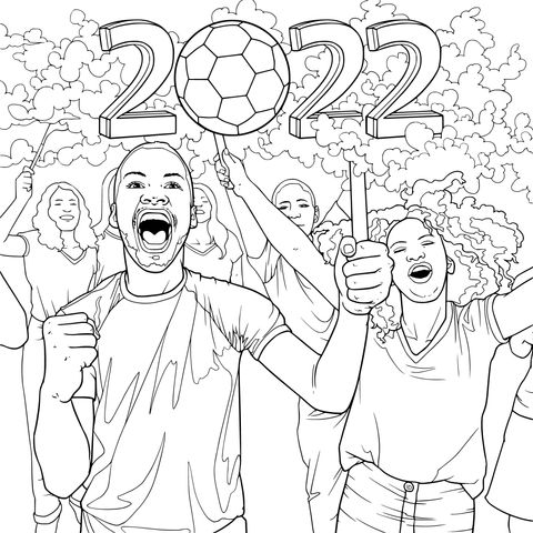 2022年足球欢庆时刻