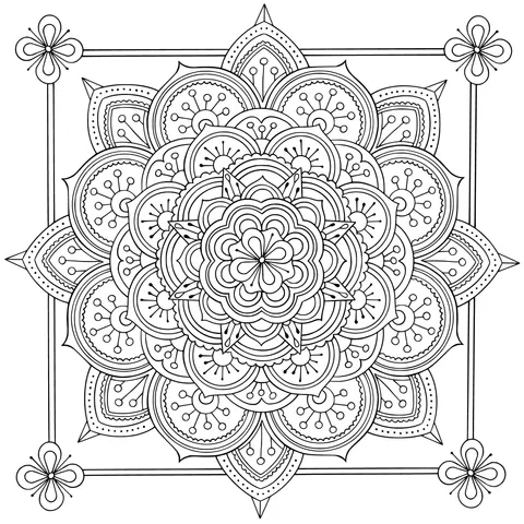 Colorful Mandala Pattern