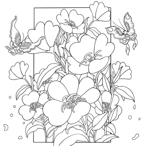 花と蝶