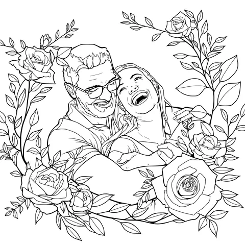 Warm Hug of Lovers