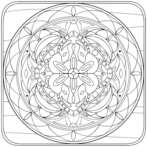 Colorful Mandala Pattern