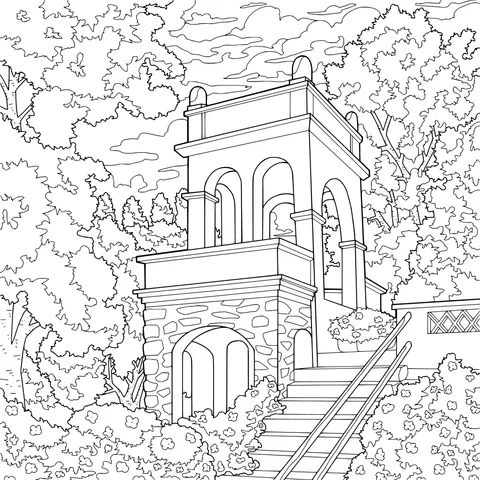 Pavilion in the Forest