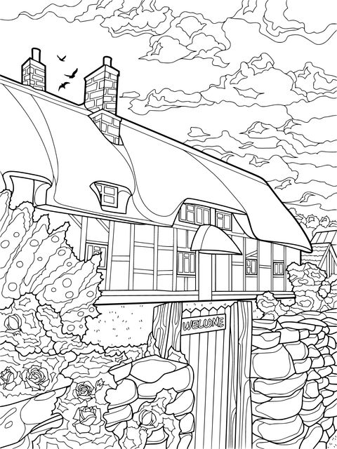 乡村小屋美景