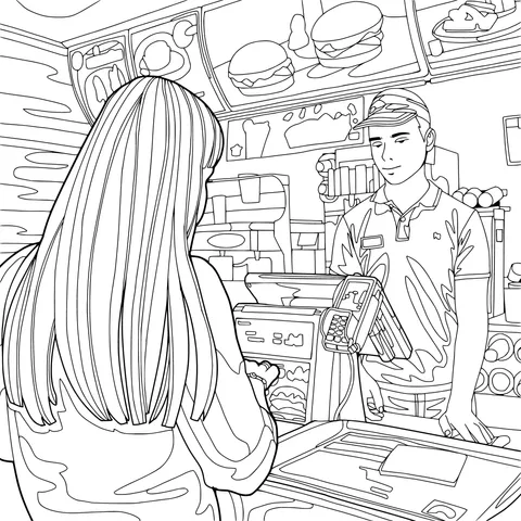 Ordering at a Fast - food Restaurant