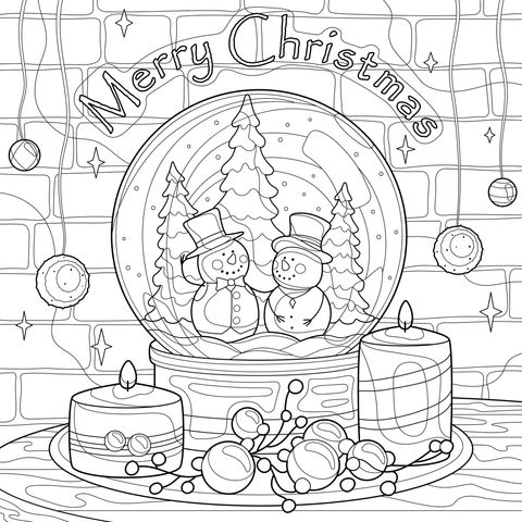 Decoração de Globe de Neve de Natal