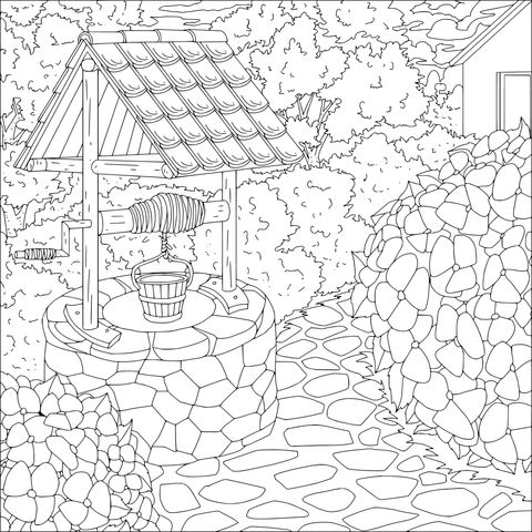 花园中的古井