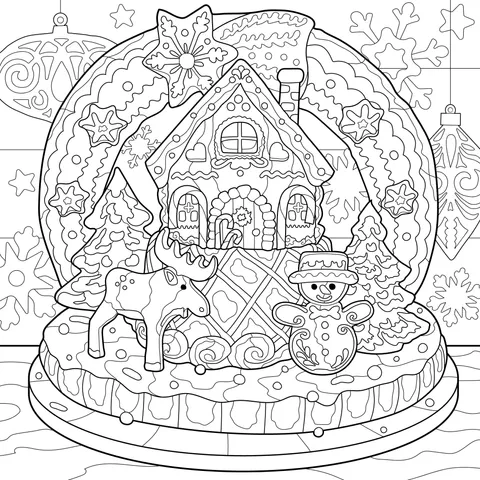 Christmas Gingerbread House Decoration
