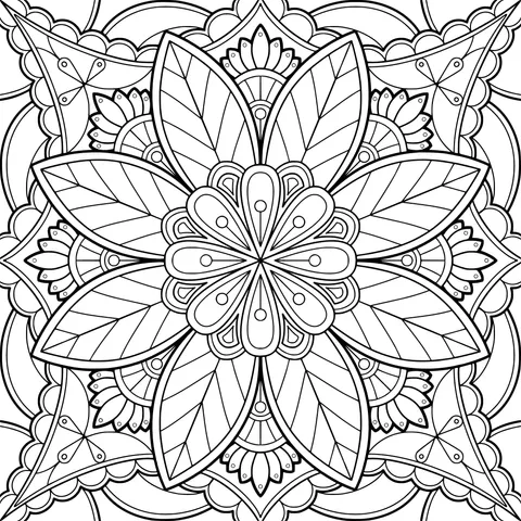 Colorful Mandala Pattern