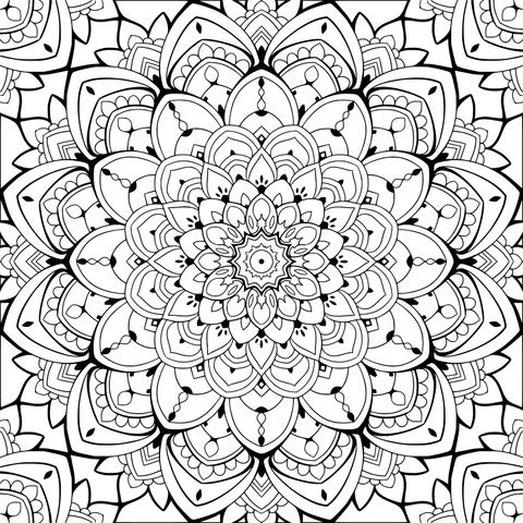 Colorful Mandala Pattern