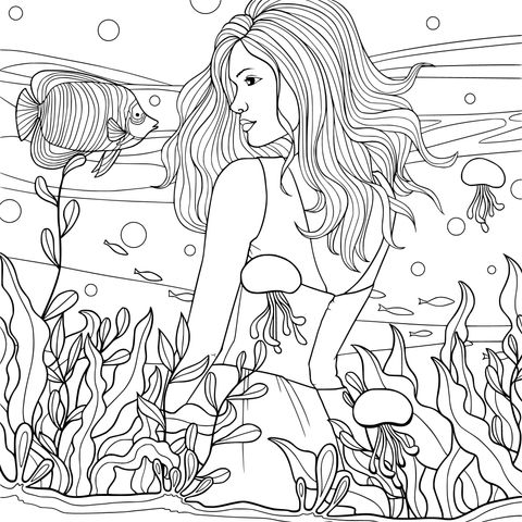 海底的梦幻少女