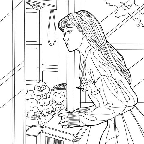 Girl and Adorable Dolls