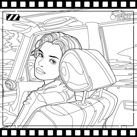 Woman in the Car