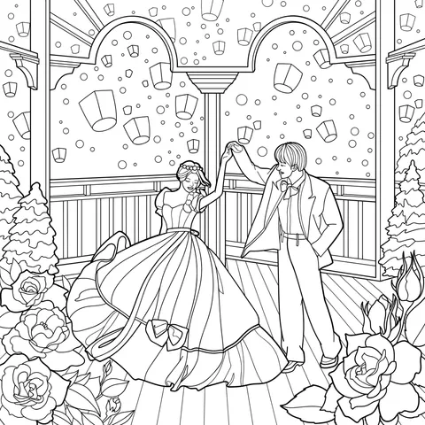 Romantic Dance under the Moonlight