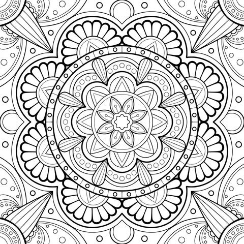 Colorful Mandala Pattern