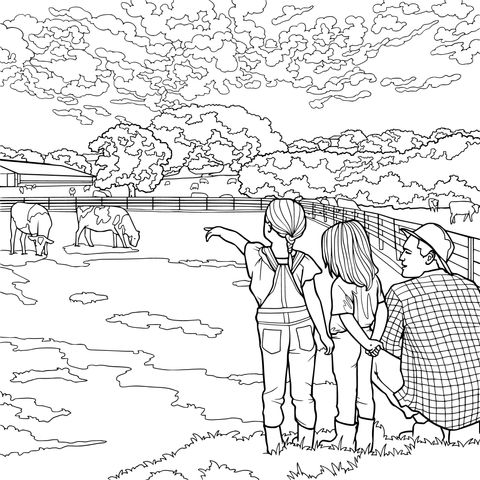農場見学