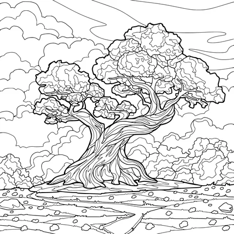 Lush Tree in the Field