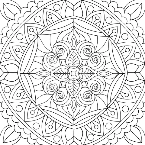 Colorful Mandala Pattern