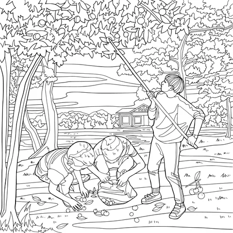 Picking Time in the Orchard