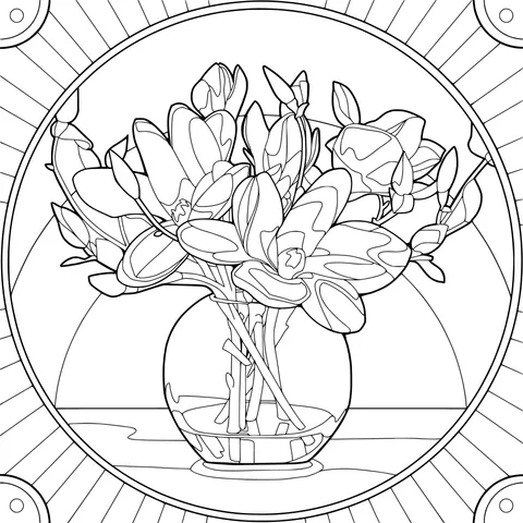 Magnolias in a Vase