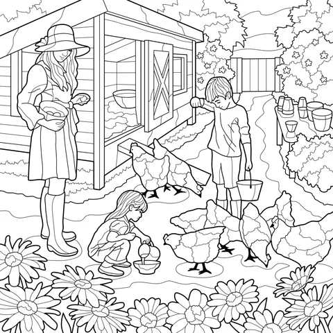 Happy Time on the Family Farm