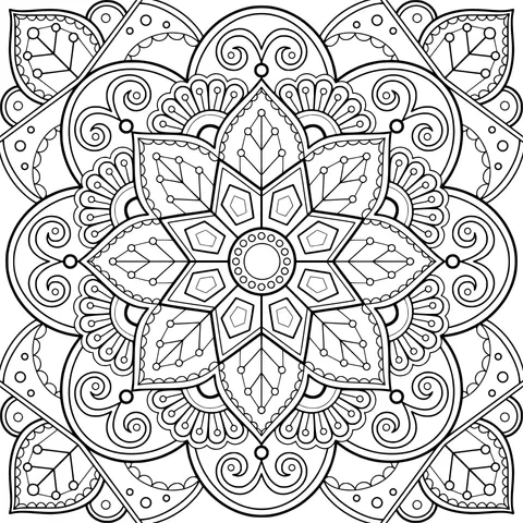 Colorful Mandala Pattern