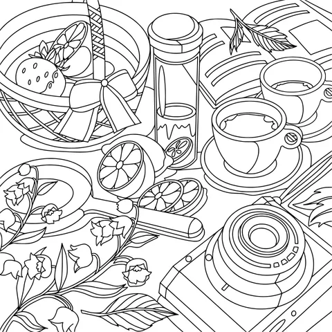 Spring Picnic Still - life