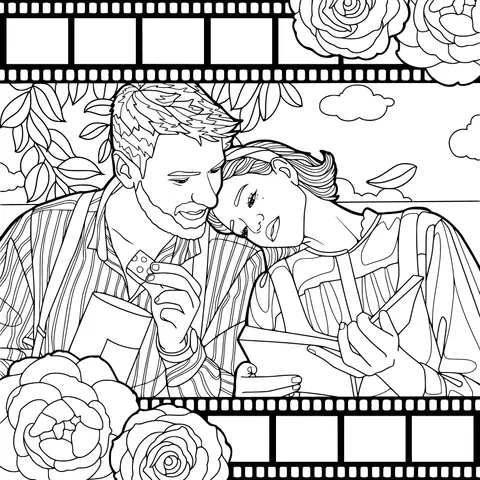 Couple Reading Together