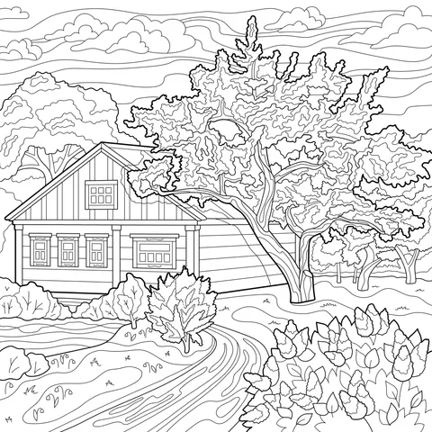 Springtime Country Cottage