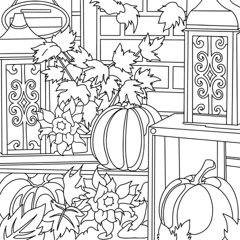 Autumn - themed Decorative Still - life