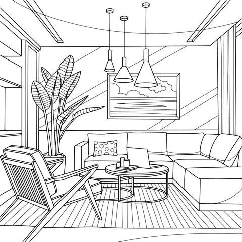 Modern - style Living Room