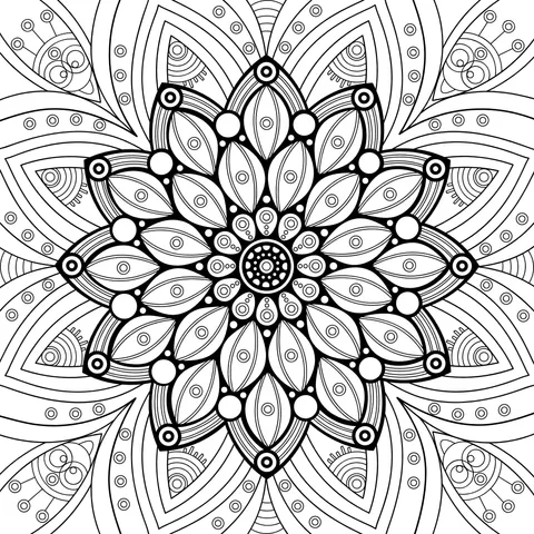 Colorful Mandala Pattern