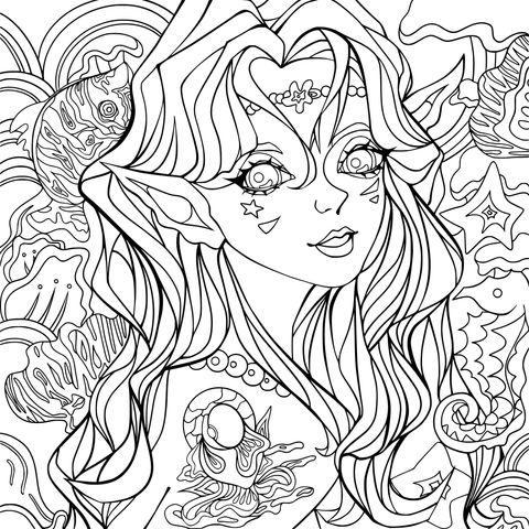 奇幻海底精灵少女