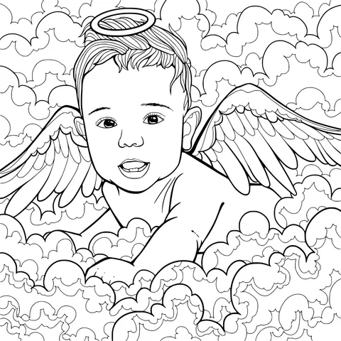Little Angel in the Clouds