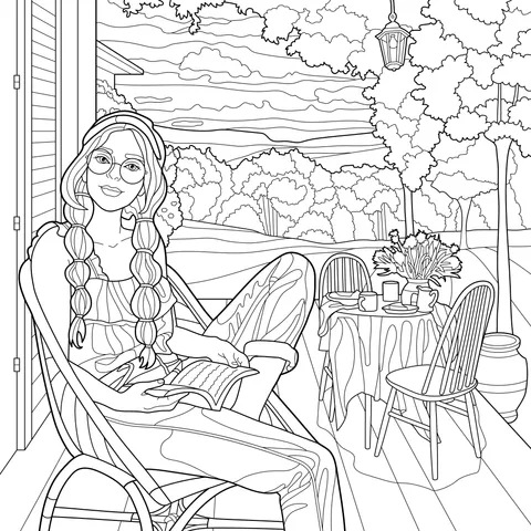 A Pleasant Outdoor Reading Time