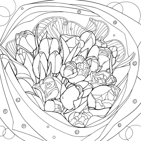 Colorful Tulip Bouquet