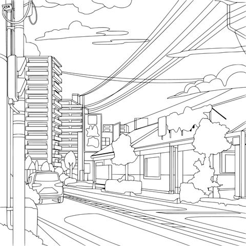 城市街道景象