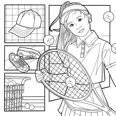 Young Tennis Player