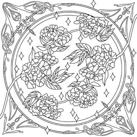 花卉装饰图案