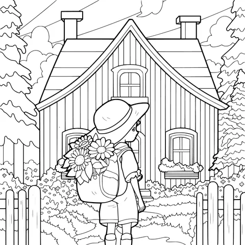 Child Returning from the Countryside