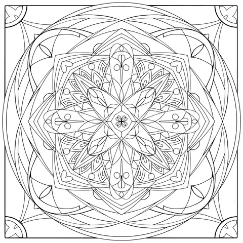 Colorful Mandala Pattern