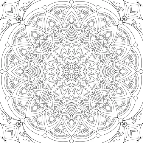 Colorful Mandala Pattern