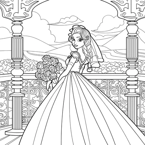 Princess with Flowers
