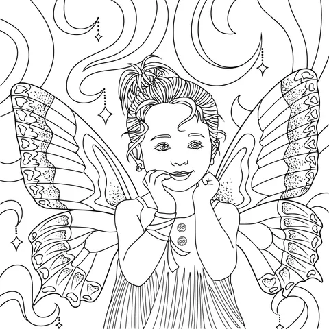 Cute Butterfly Fairy