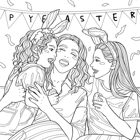 Happy Family Time on Easter