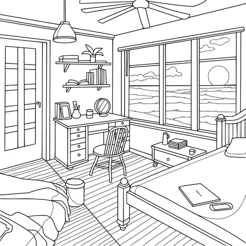 Sea - view Bedroom