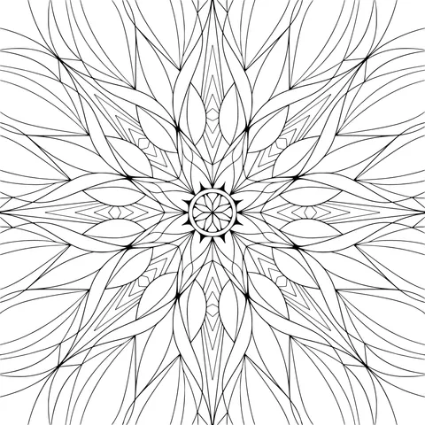 Gorgeous Geometric Mandala Pattern