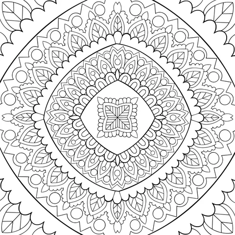 Colorful Mandala Pattern