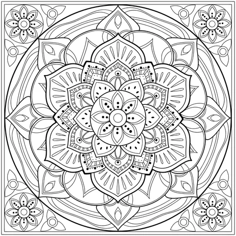 Colorful Mandala Pattern